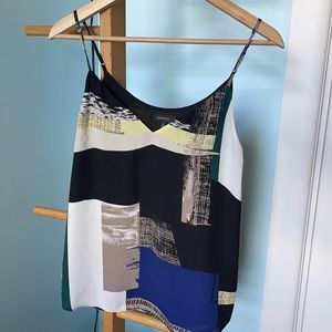 Aritzia summer top in abstract color block